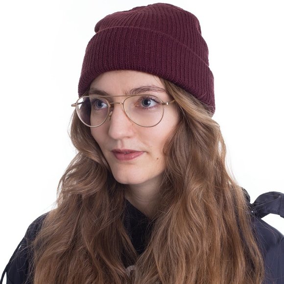 Vans WM Core Basic Dark Beanie Skateboarding Hat Pink Women VN0A34GVYWN - Picture 2 of 5